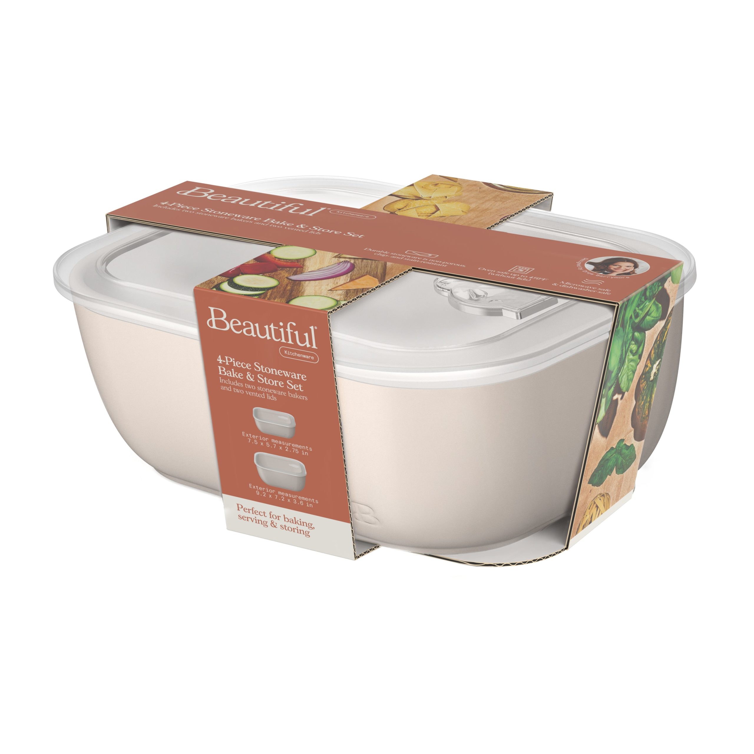 4pc Stoneware Store Set - Image 3