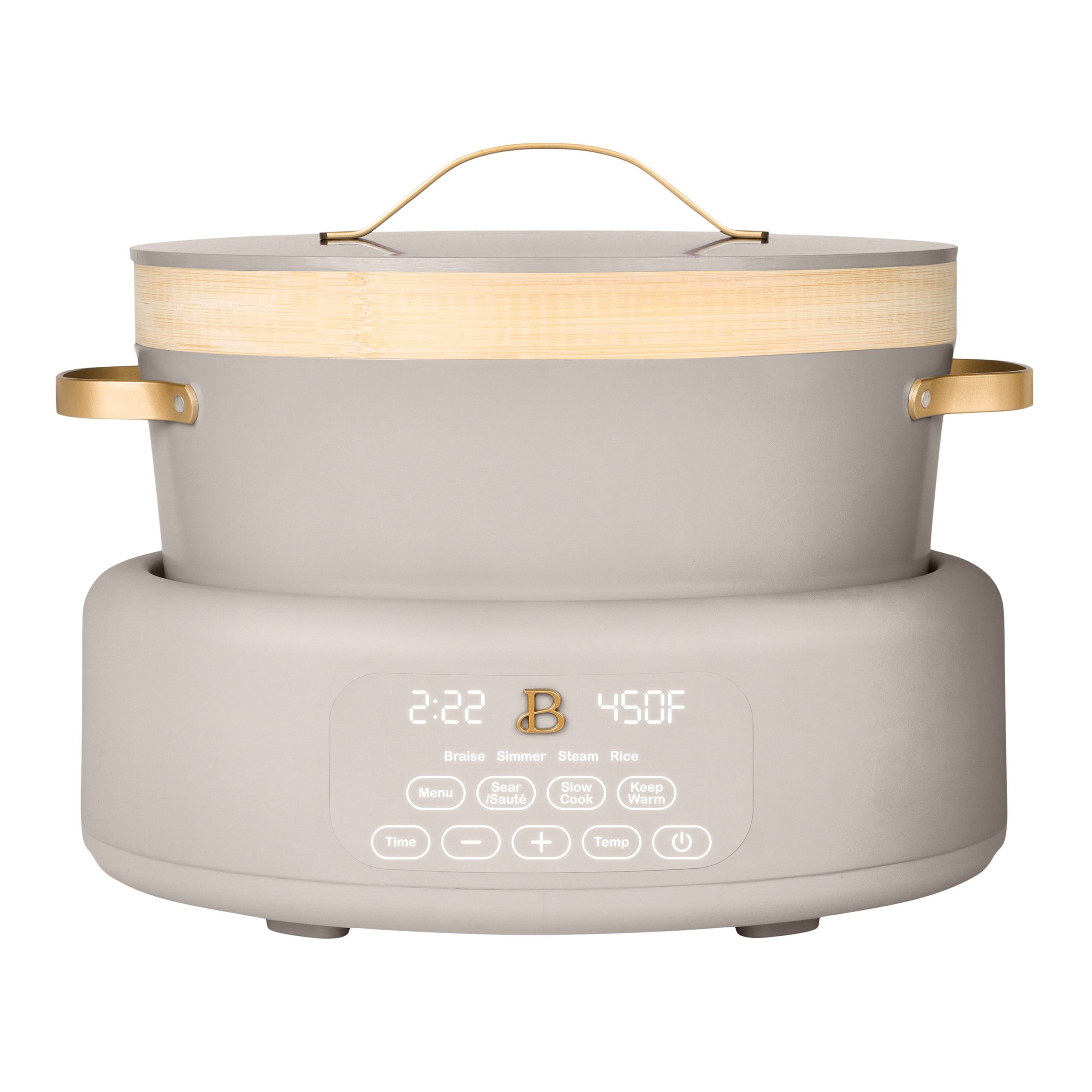 Beautiful 8.0 QT 10-in-1 Prog Multi-cooker w/ Bamboo Steamer - Image 16