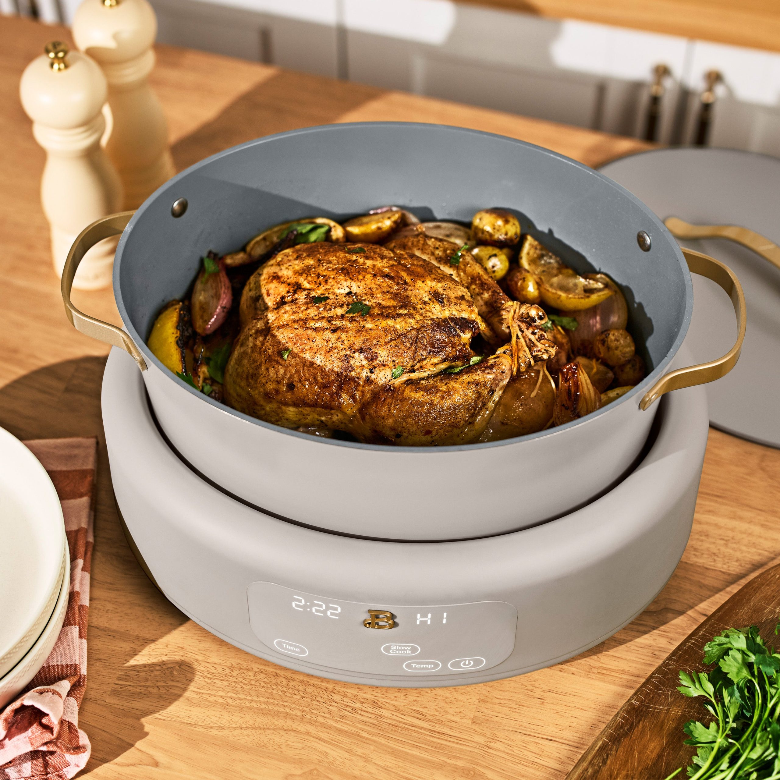 Beautiful 8.0 QT 10-in-1 Prog Multi-cooker w/ Bamboo Steamer - Image 25