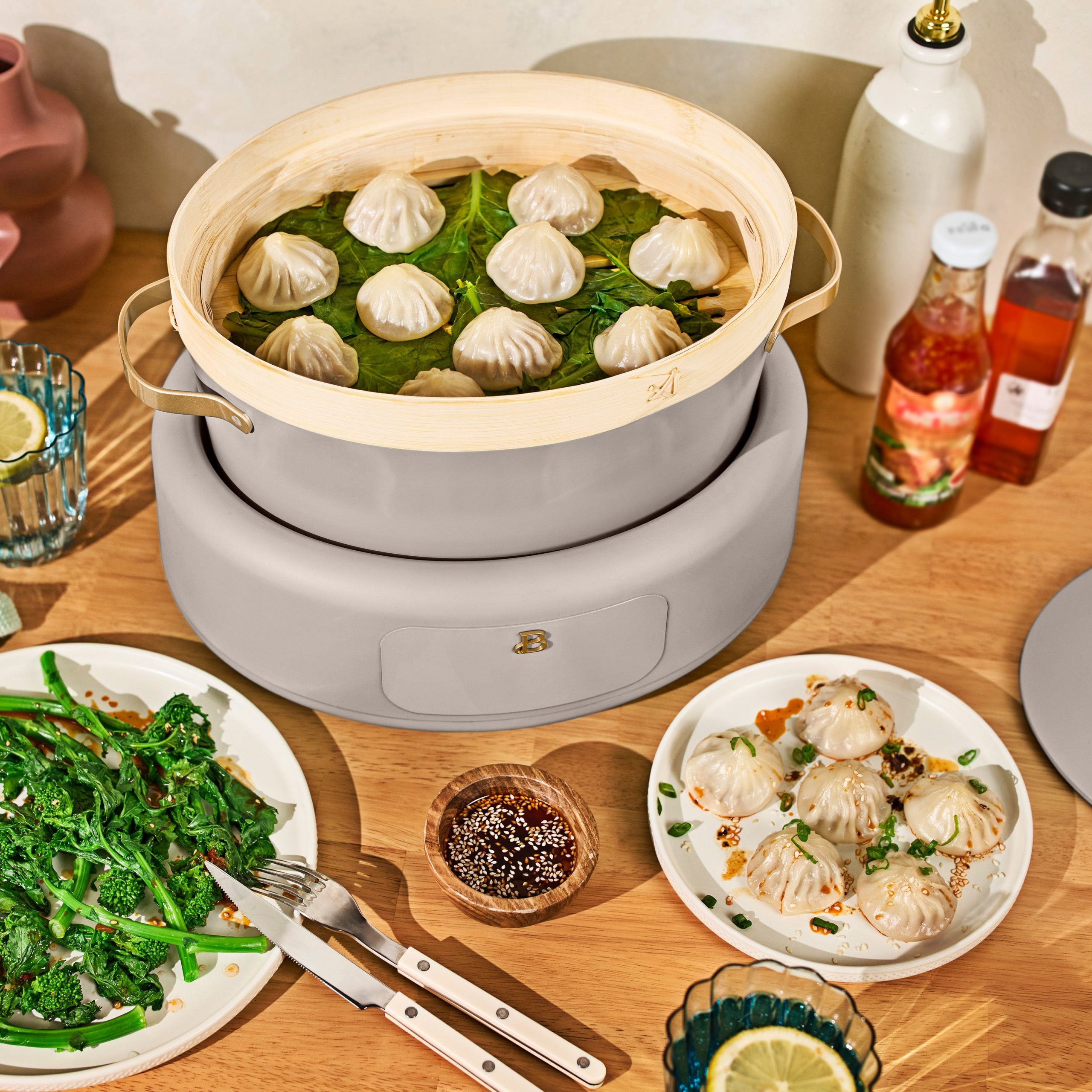 Beautiful 8.0 QT 10-in-1 Prog Multi-cooker w/ Bamboo Steamer - Image 27