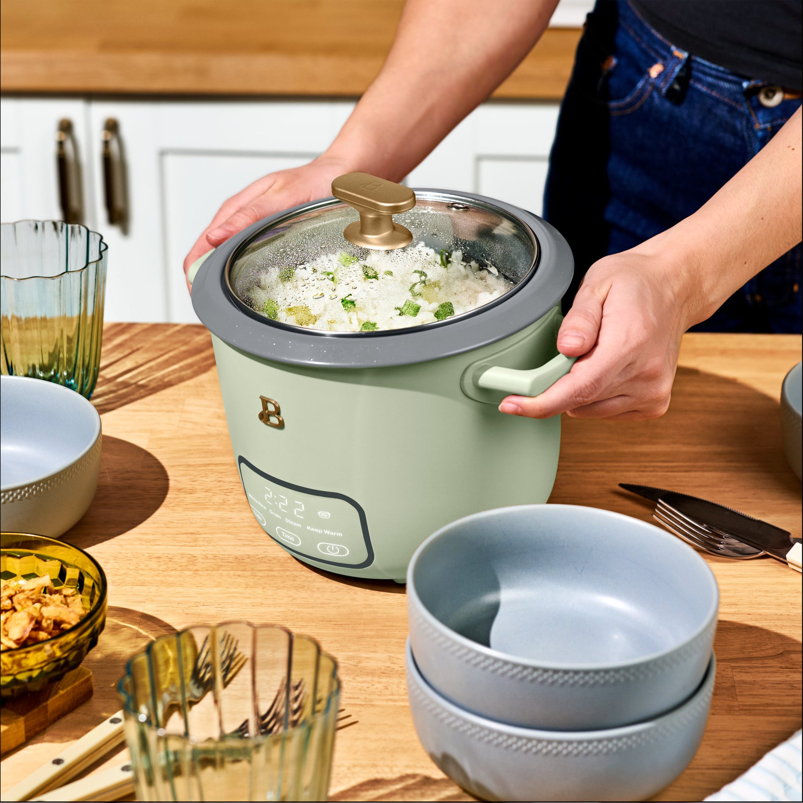 6-Cup Digital Rice Cooker with Glass Lid - Image 22