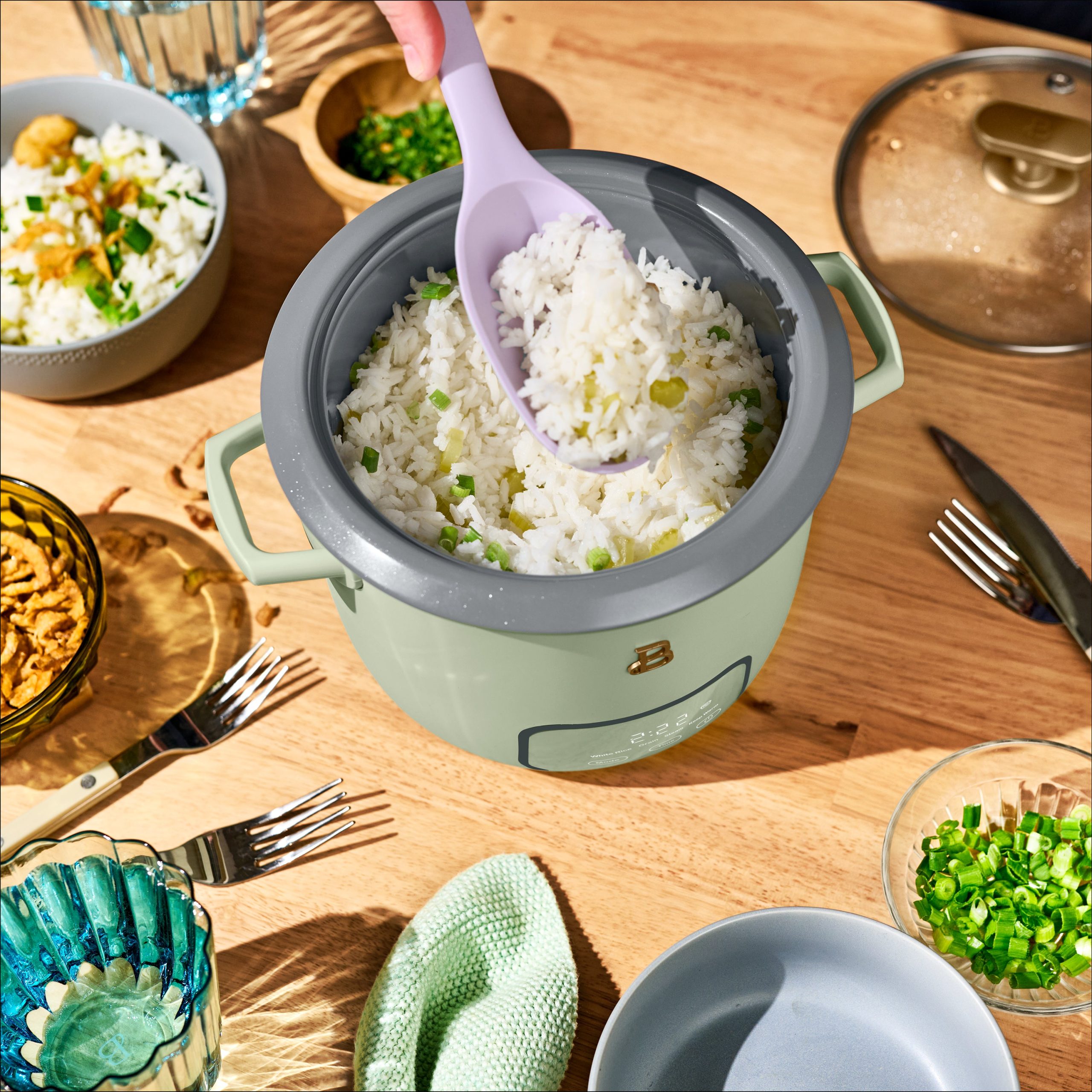 6-Cup Digital Rice Cooker with Glass Lid - Image 25