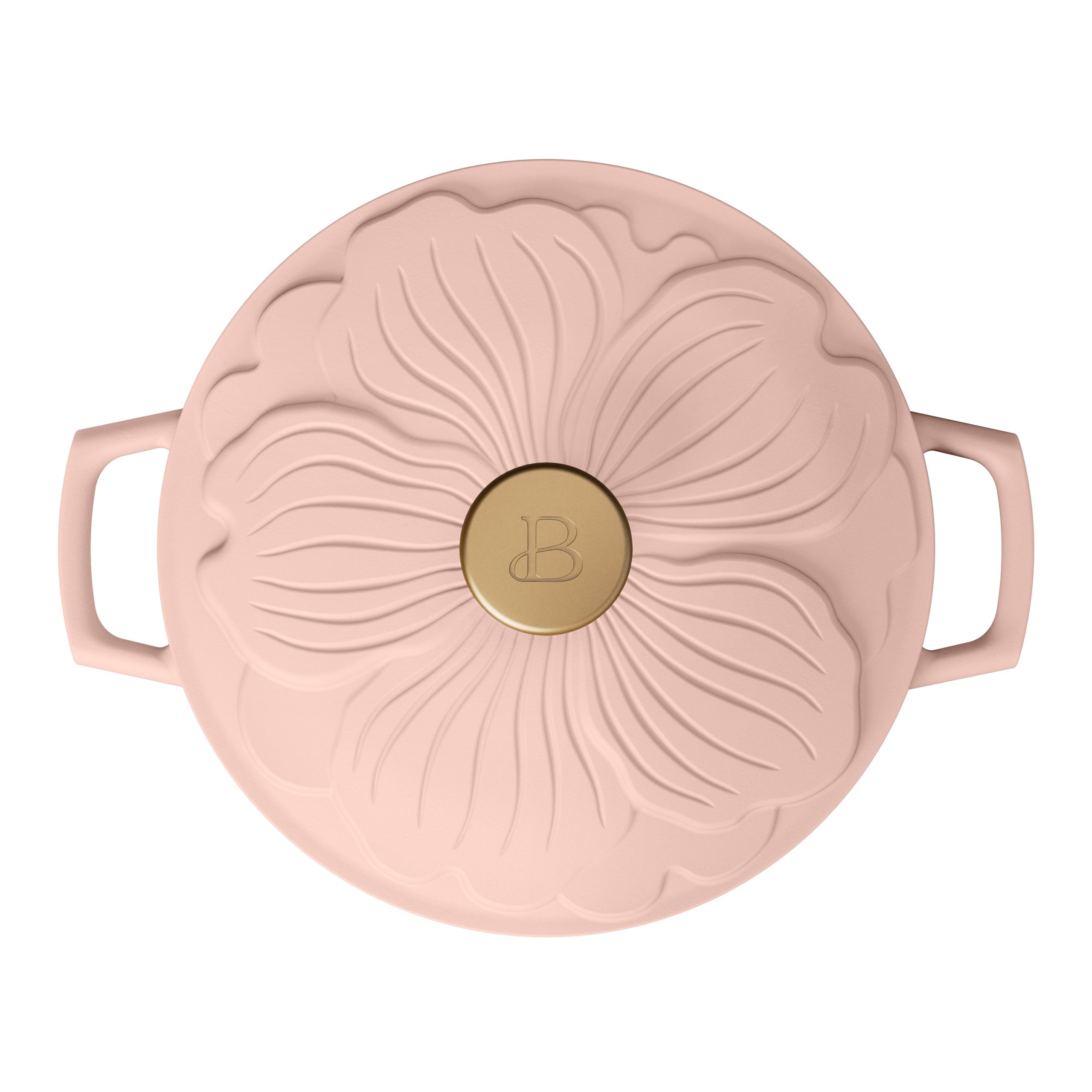 4qt Enamel Cast Iron Dutch Oven with Petal Lid - Image 26