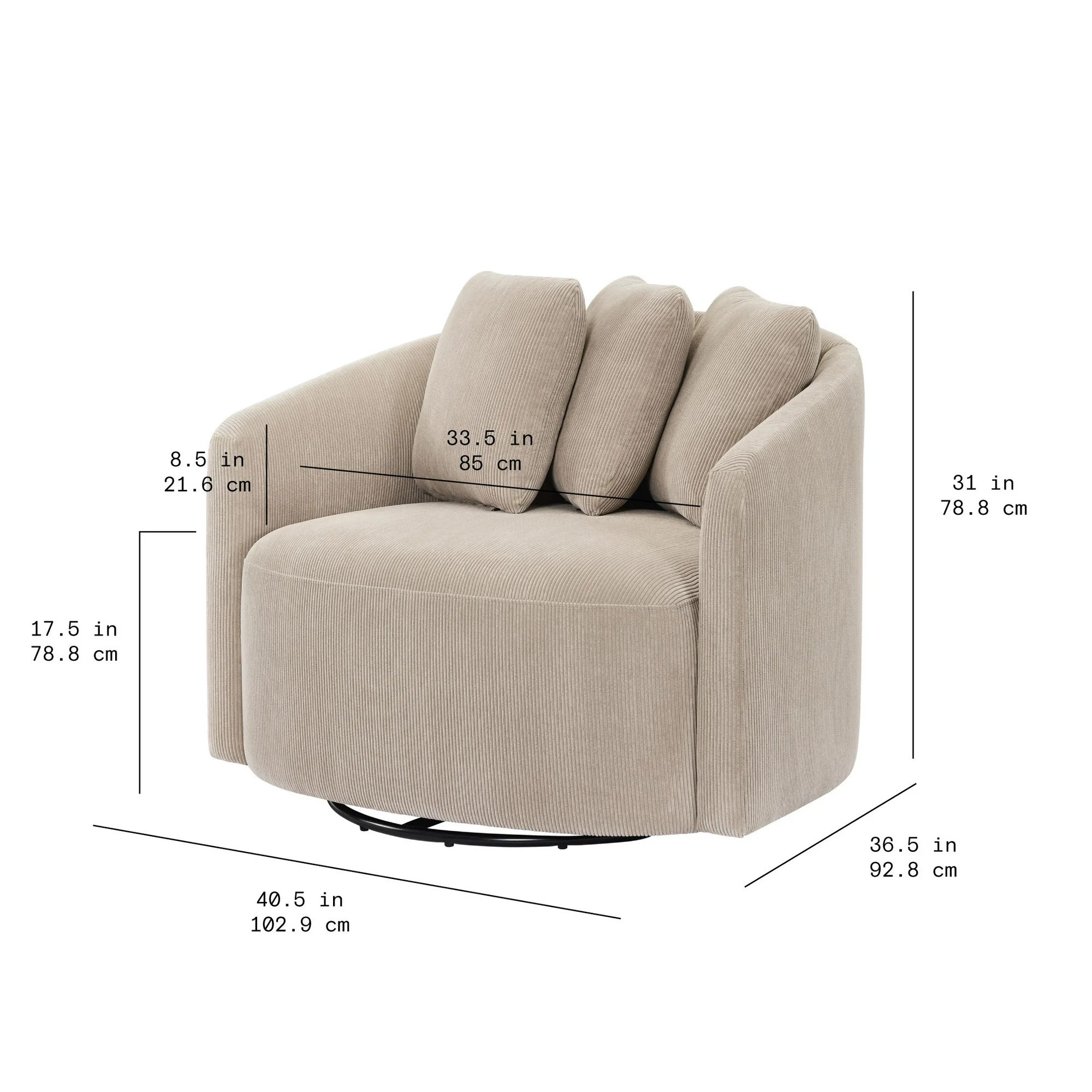 The Drew Chair by Beautiful - Image 22