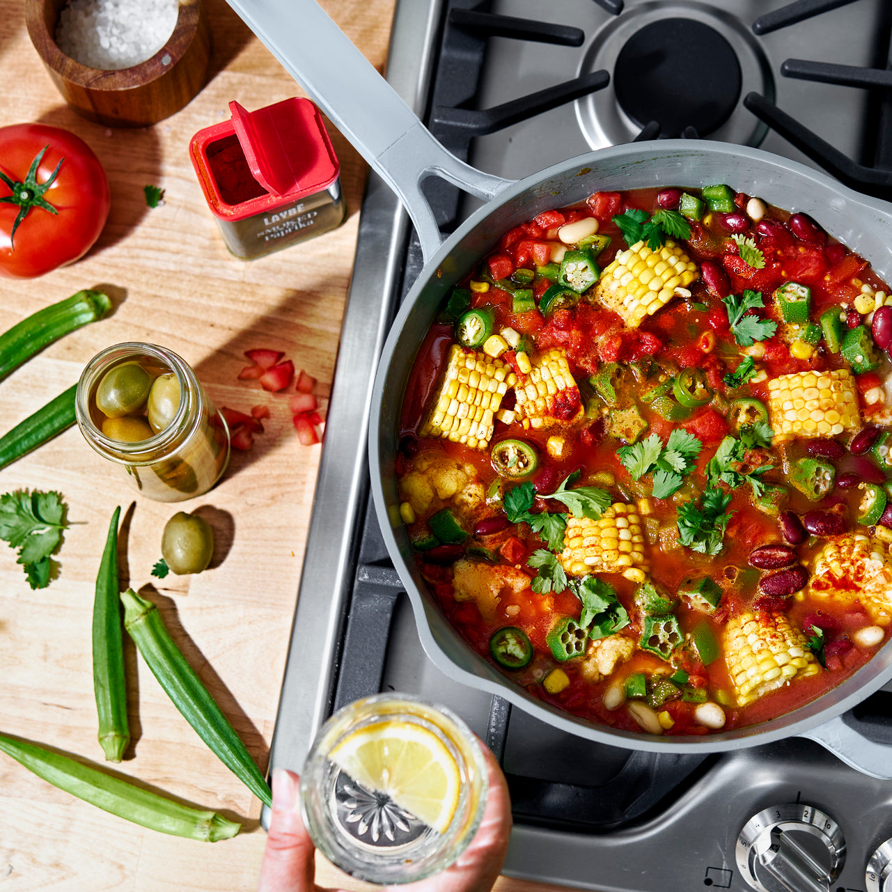 Beautiful  4qt Ceramic Non-stick Hero Pan . 3pc Set - Image 23